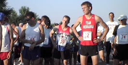 Runners Preparing for Start