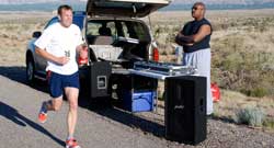 Finish Line Overlooking Albuquerque
